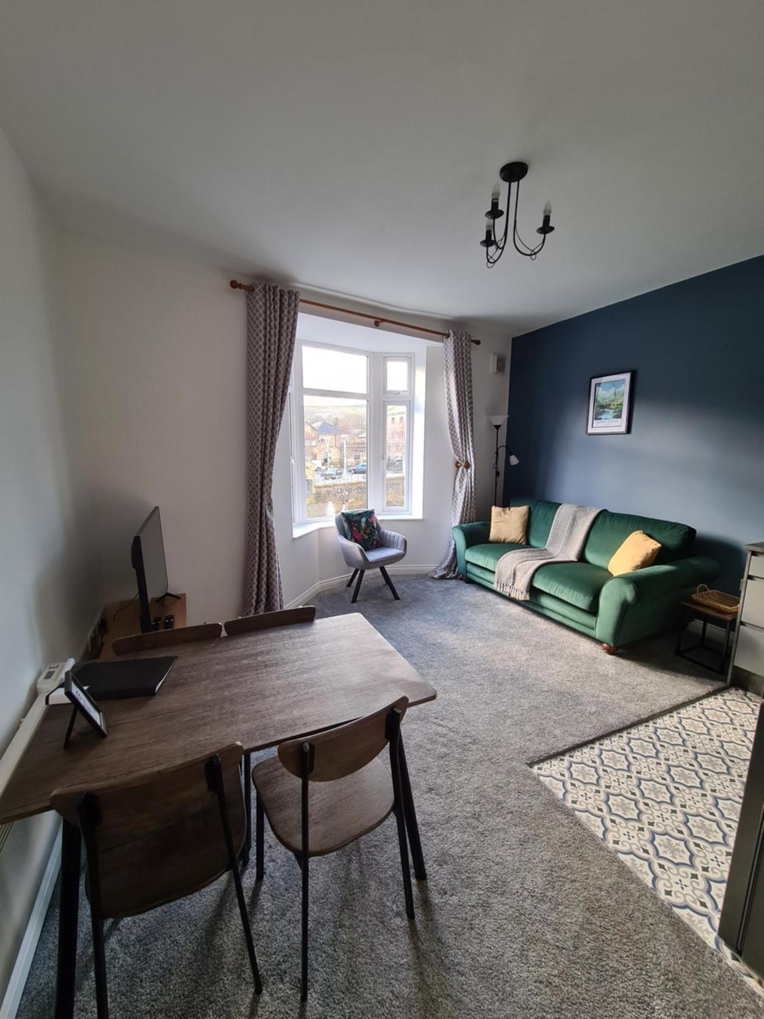 Modern River View Mytholmroyd Apartment Exteriör bild